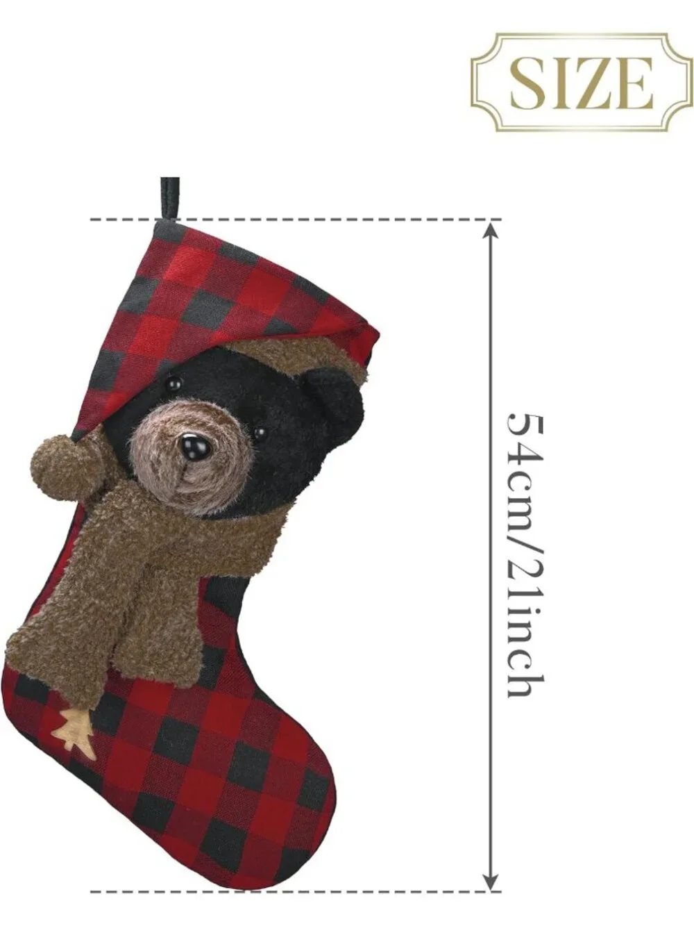 Cute Plush Christmas Stockings, 21